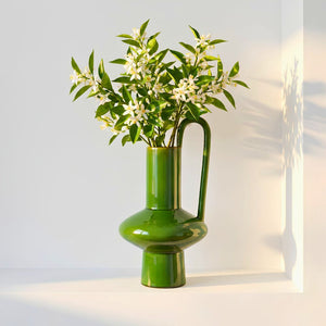 Vaso Ânfora Grande Verde Linha Anello