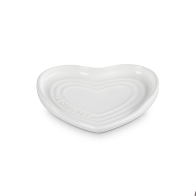 Descanso Coração para Colher Branco 13cm Le Creuset