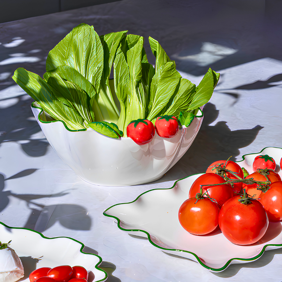 Bowl Decorativo Porcelana Tomates 25cm