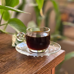 PRÉ-VENDA: Jogo de 6 Xícaras de Café Vidro Incolor Linha Sintonia 120ml