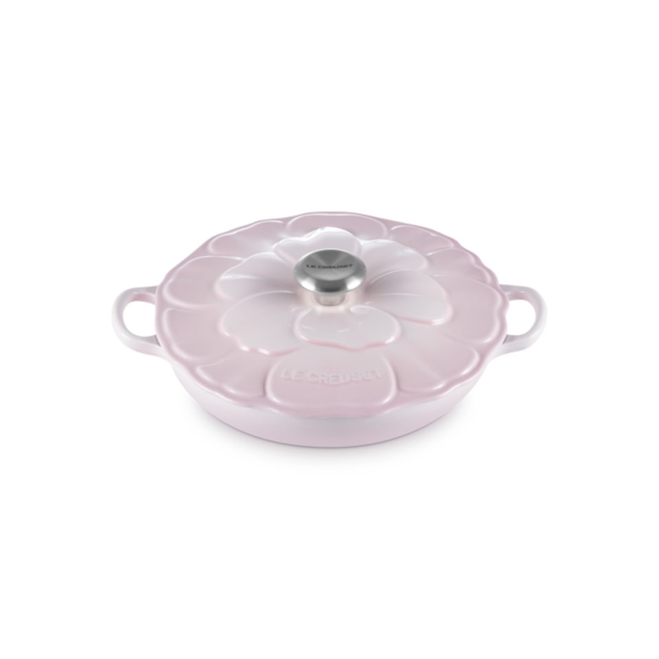 Caçarola Buffet Signature Petal Shell Pink 2,2L 26cm Le Creuset