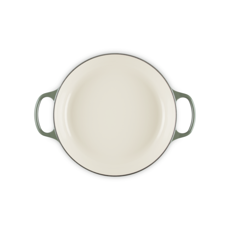 Caçarola Buffet Signature Thyme com Pegador Light Gold 3,5L 30cm Le Creuset