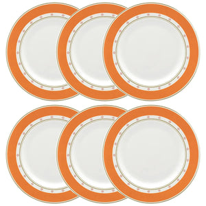 Conjunto com 6 Pratos Rasos Porcelana Colline 27,5cm Strauss