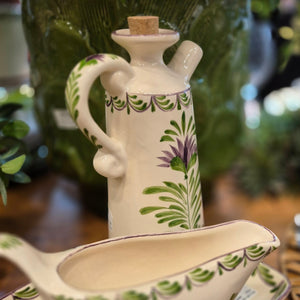 Galheta para Azeite Grande Flor de Alcachofra