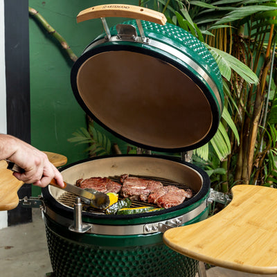 Churrasqueira Kamado Verde Artemano Super 24 Polegadas