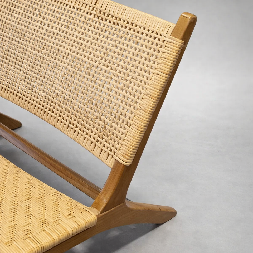 Poltrona Teak Rattan Bahali 64x73x68cm