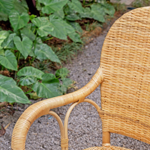 Cadeira Bistro Anyam Rattan Bahali 53x58x92cm