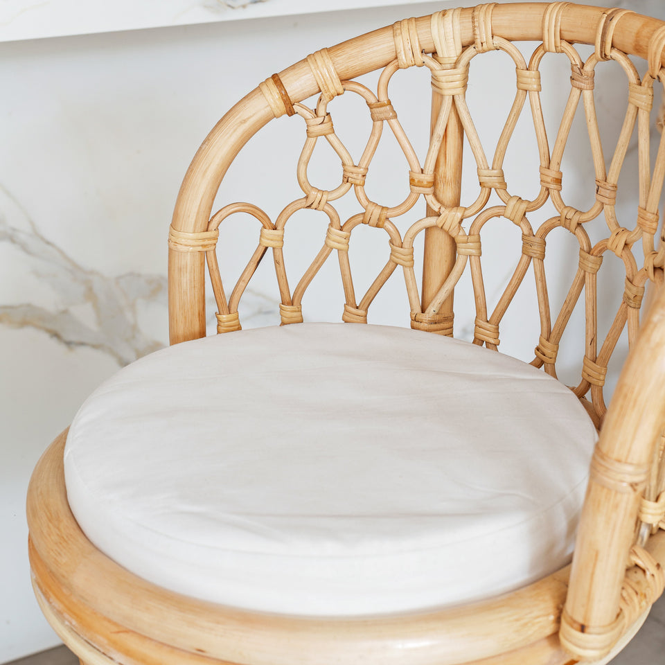 Banqueta Alta Mandola Rattan Bahali 42x44x105cm