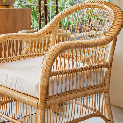 Poltrona Core Rattan Bahali 78x77x65cm