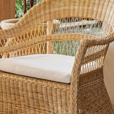 Poltrona Anyan Rattan Bahali 75x75x87cm