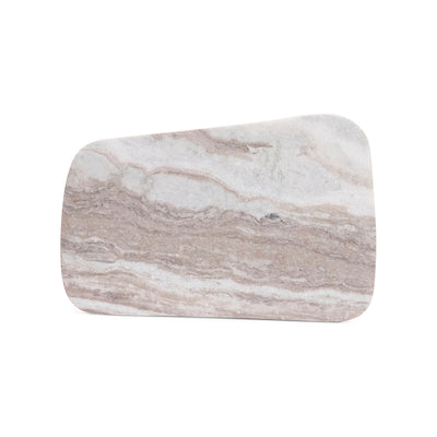 Tábua Mármore Branco Orgânica 35,5cm Mart