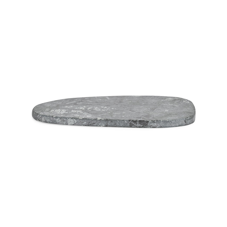 Tábua Mármore Cinza e Branco Orgânica 35cm Mart