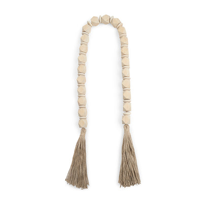 Escultura Colar em Madeira 3,5x153x3,5cm Mart