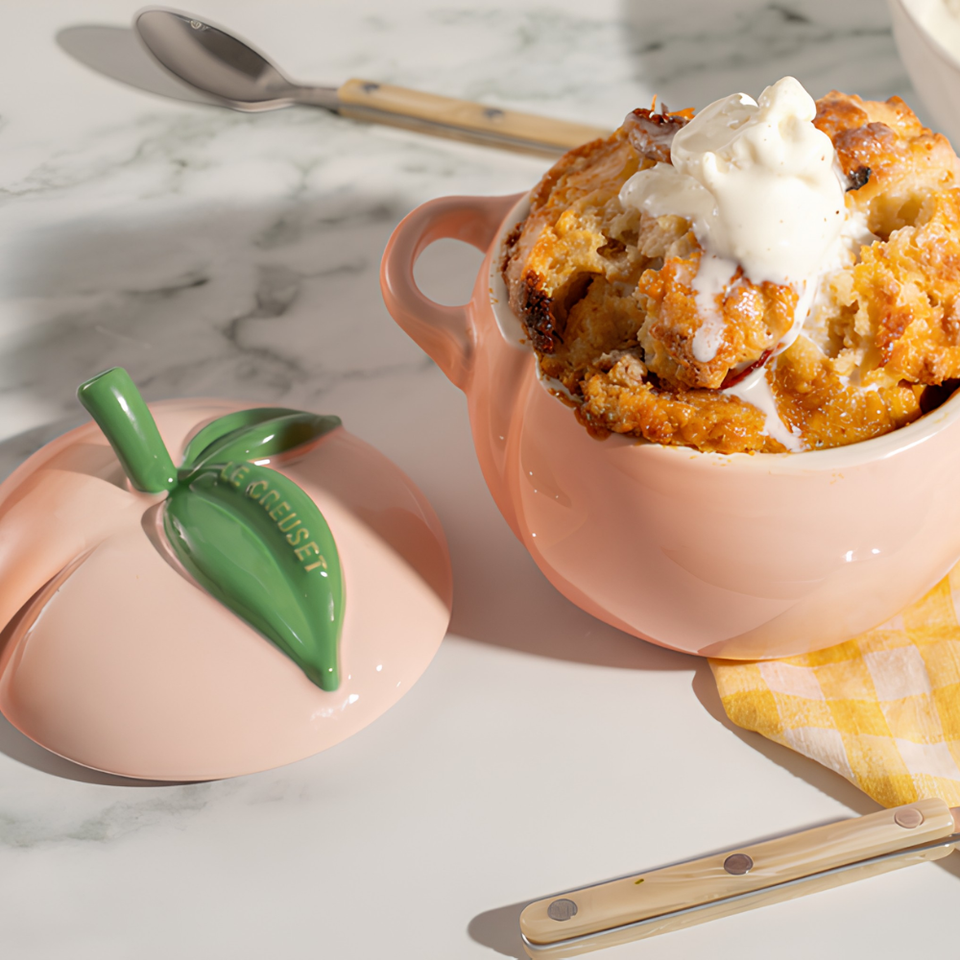 PRÉ-VENDA: Cocotte Cerâmica Pêssego Peche Fruits 580ml Le Creuset