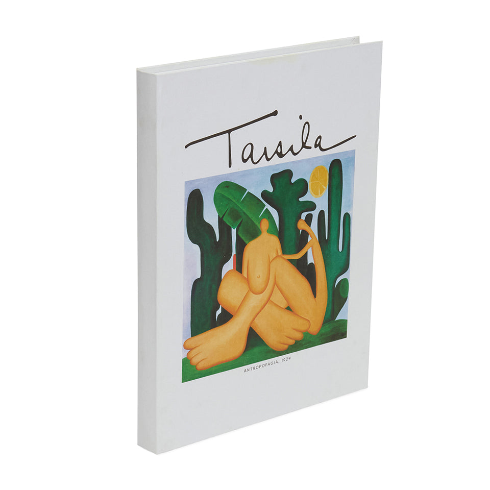 Livro Caixa Antropofagia MDF e Canvas Grande 35cm Mart