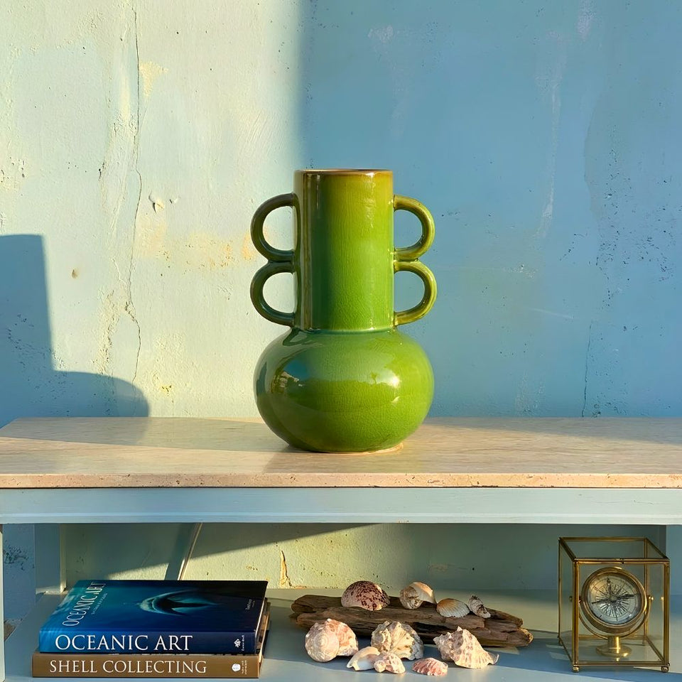 Vaso Grecco Verde Linha Anello