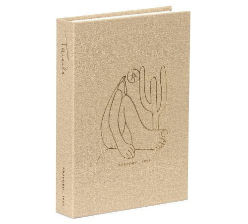 Livro Caixa Abaporu Bege MDF e PU 28x20x4cm Mart