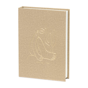 Livro Caixa Abaporu Bege MDF e PU 28x20x4cm Mart
