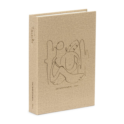 Livro Caixa Antropofagia Bege MDF e PU 25x18x4cm Mart