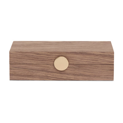 Caixa em MDF Laminado Média Marrom 7x25x12,5cm Mart