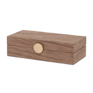 Caixa em MDF Laminado Média Marrom 7x25x12,5cm Mart