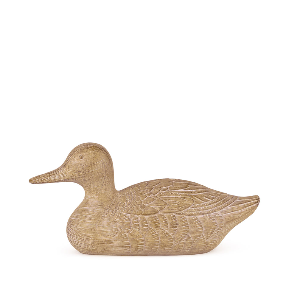 Escultura Pato em Poliresina Médio Mart