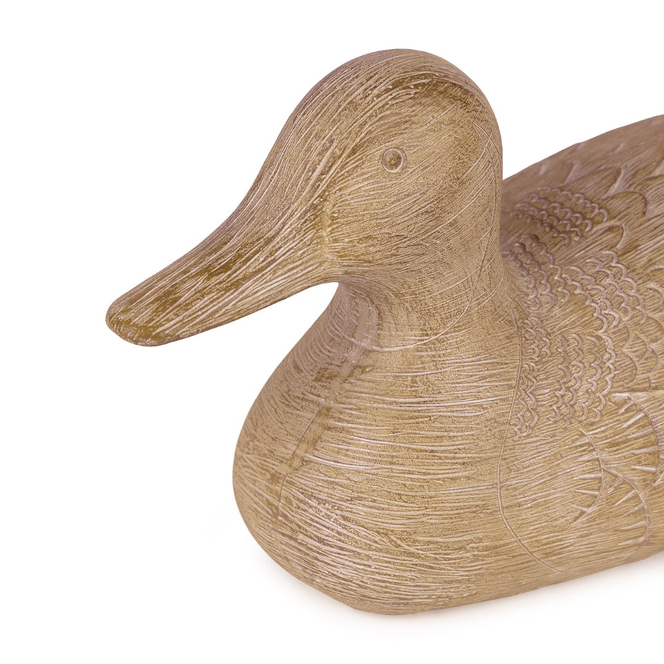 Escultura Pato em Poliresina Médio Mart