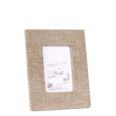 Porta-Retrato Veludo Cinza 10x15cm Mart