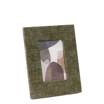 Porta-Retrato Veludo Verde 10x15cm Mart