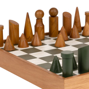 Jogo de Xadrez em Madeira Mart