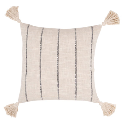 Almofada em Algodão Listrada Tassel 48x48cm Mart