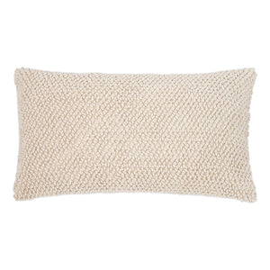 Almofada em Algodão Bouclé Bege 28x48cm Mart
