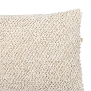 Almofada em Algodão Bouclé Bege 28x48cm Mart
