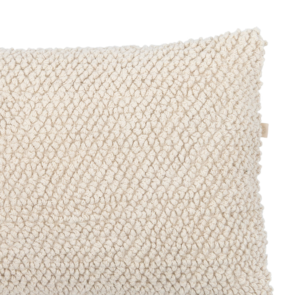 Almofada em Algodão Bouclé Bege 28x48cm Mart