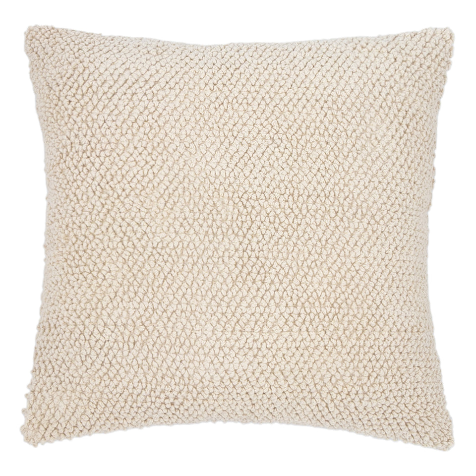 Almofada em Algodão Bouclé Bege 48x48cm Mart