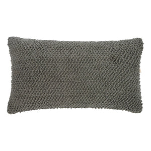 Almofada em Algodão Bouclé Verde 28x48cm Mart