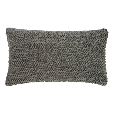 Almofada em Algodão Bouclé Verde 28x48cm Mart