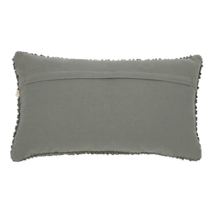 Almofada em Algodão Bouclé Verde 28x48cm Mart