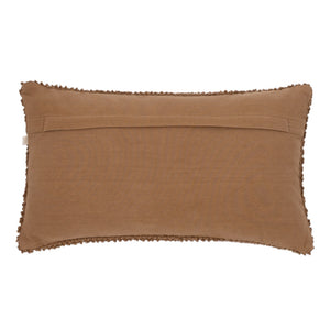 Almofada em Algodão Bouclé Marrom 28x48cm Mart