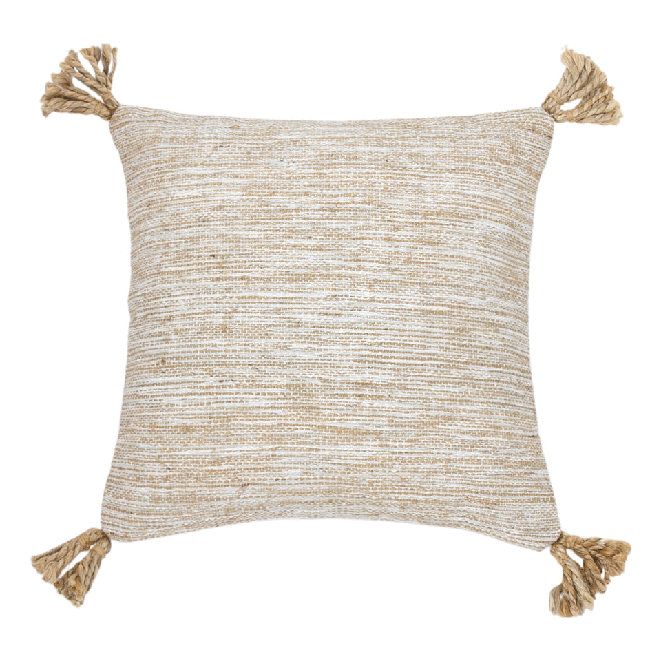 Almofada em Algodão Tassel em Juta 48x48cm Mart