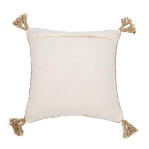 Almofada em Algodão Tassel em Juta 48x48cm Mart