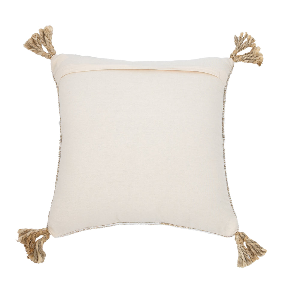 Almofada em Algodão Tassel em Juta 48x48cm Mart