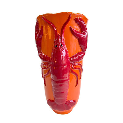Vaso Cerâmica Lobster Laranja