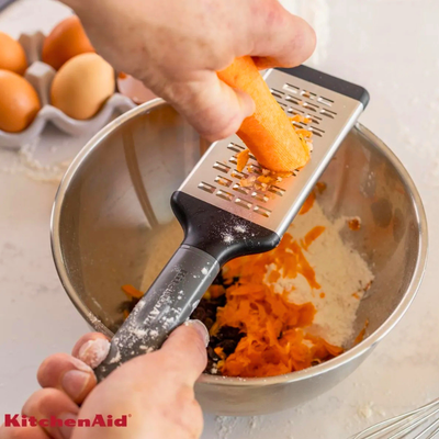 Ralador Zester Grosso Raspas Inox Cozinha Cinza KitchenAid