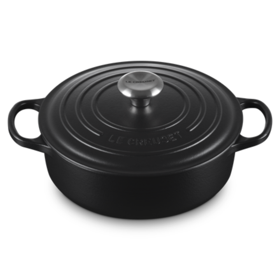 Panela Le Creuset para Risotto Signature Matte Black 3,1L 24cm