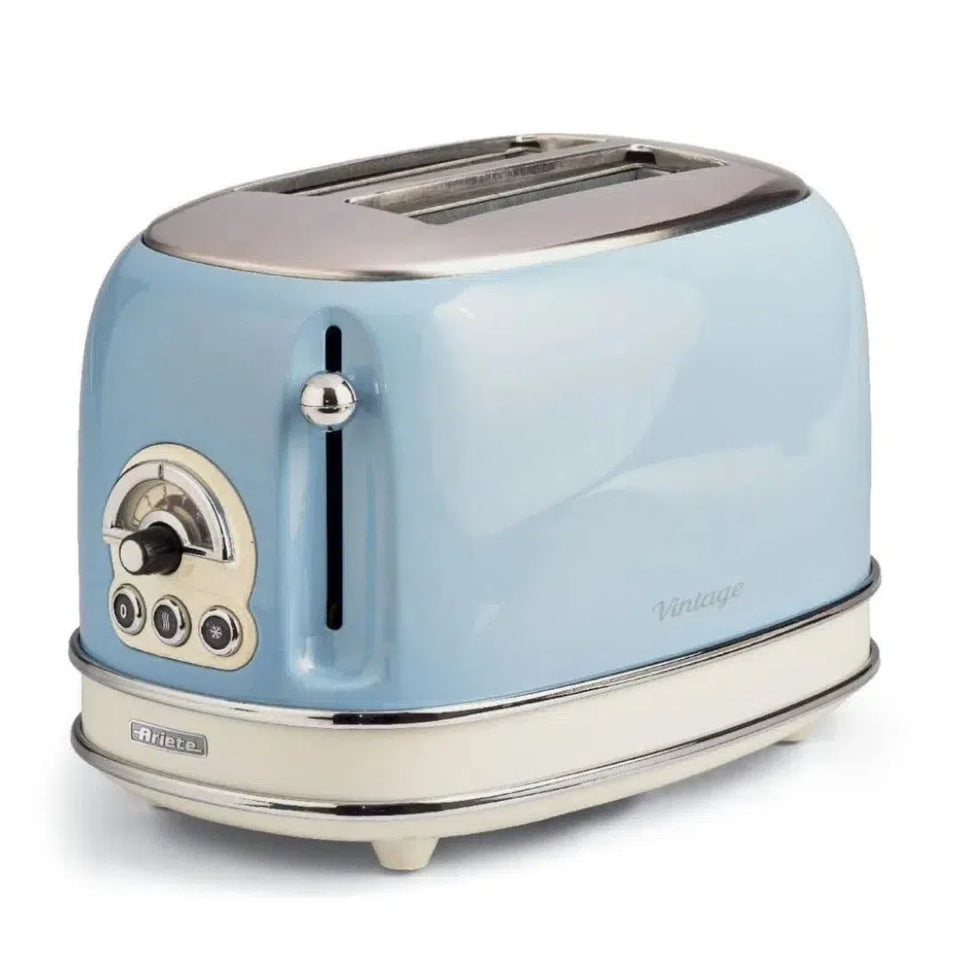 Torradeira Elétrica Vintage Azul 127V 750W Ariete