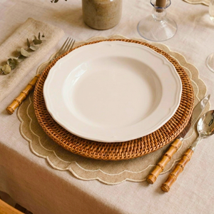 PRÉ-VENDA: Jogo de 6 Pratos Fundo 23cm Porcelana Queen