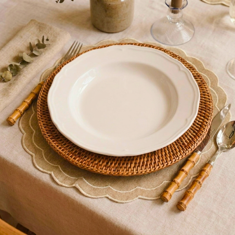 PRÉ-VENDA: Jogo de 6 Pratos Fundo 23cm Porcelana Queen