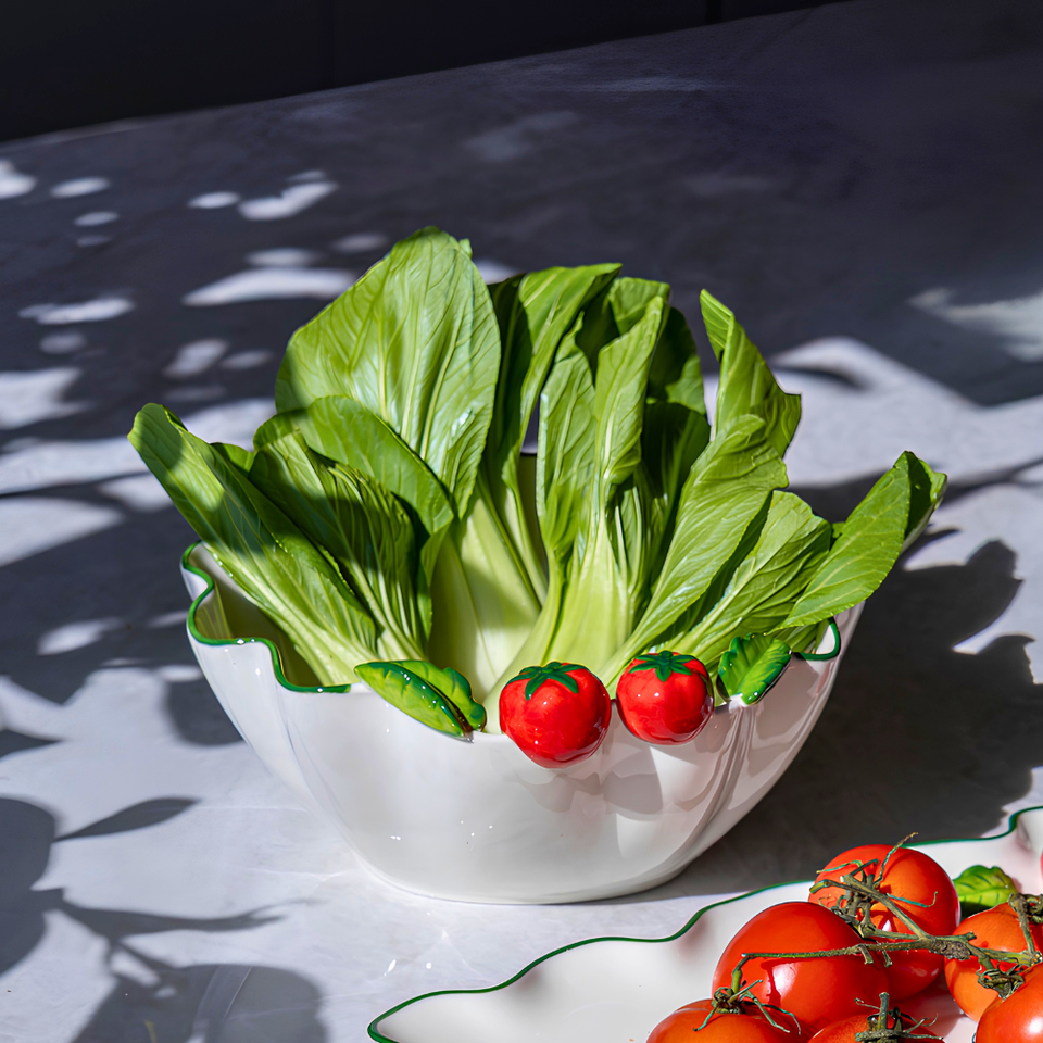 Bowl Decorativo Porcelana Tomates 25cm