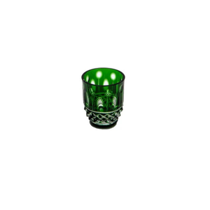 Copo para Licor em Lapidado 69 15 Verde Artemano